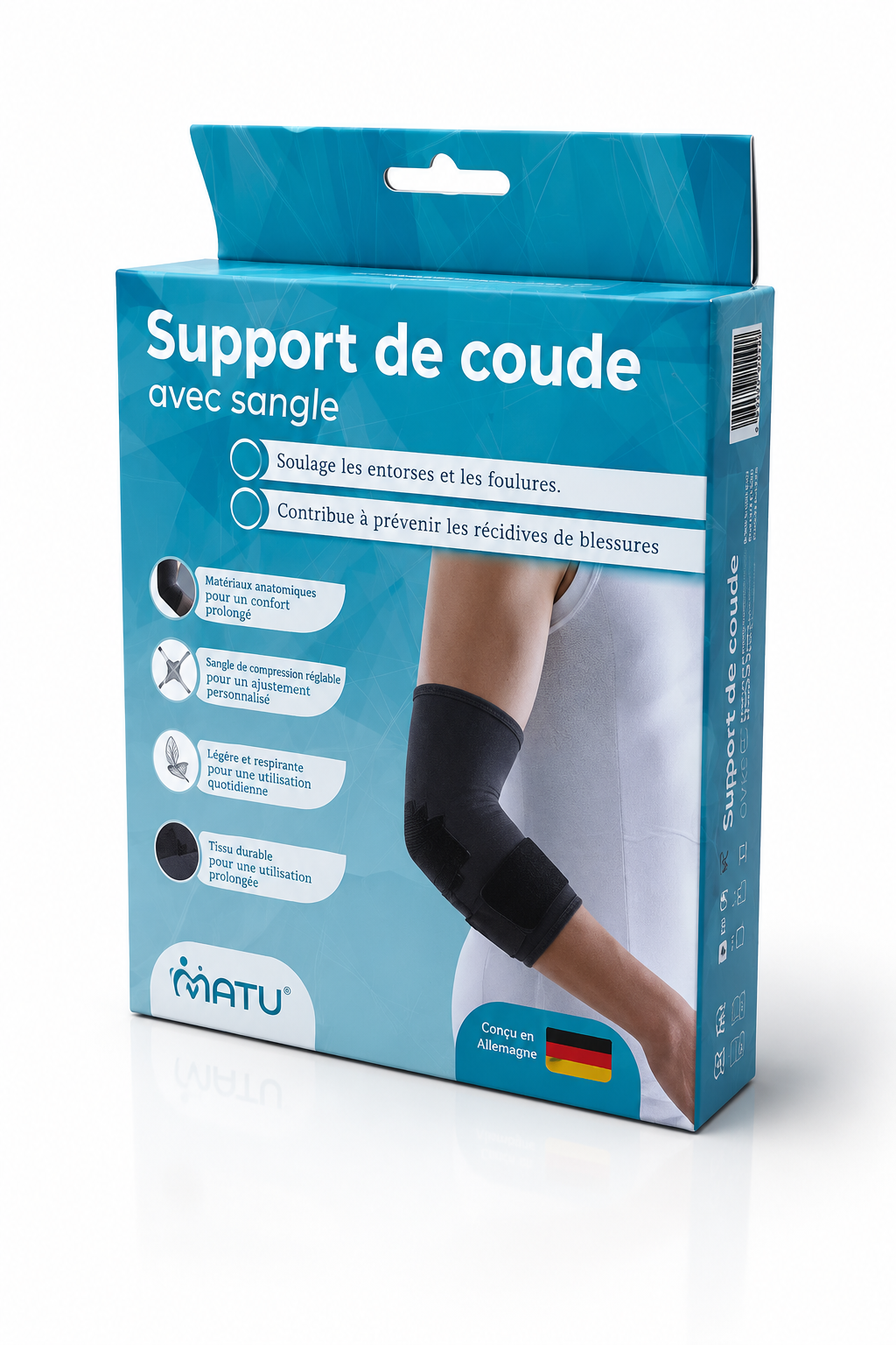 Elbow Support Brace with Adjustable Strap