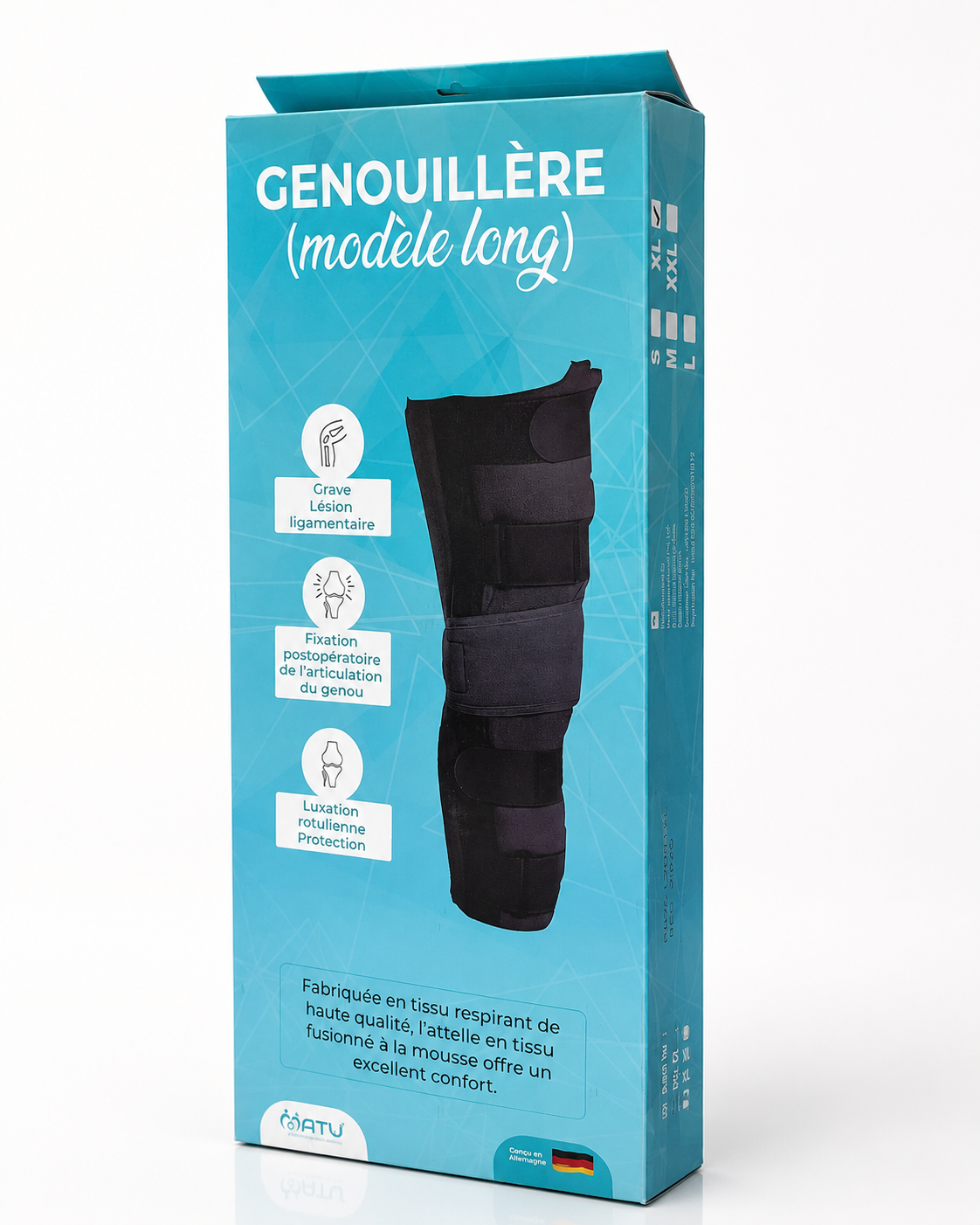 Long Knee Immobilizer Brace