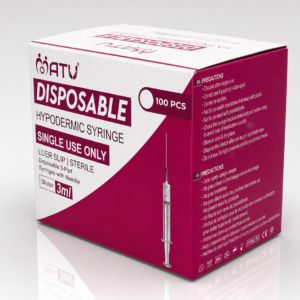 Disposable Hypodermic Syringe with Needle 3ml