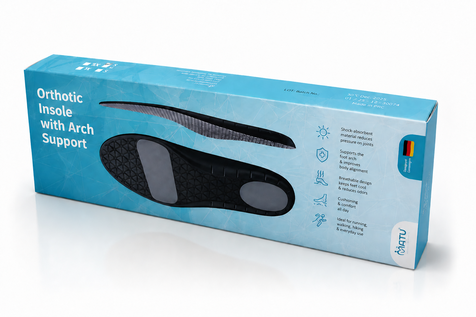 Orthotic Insole with Arch Support