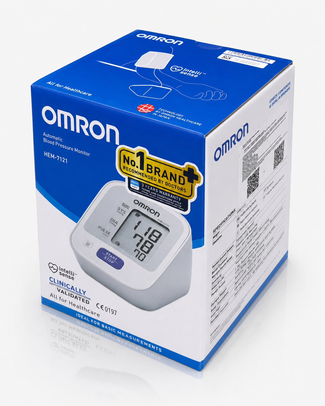 OMRON Automatic Blood Pressure Monitor HEM-7121