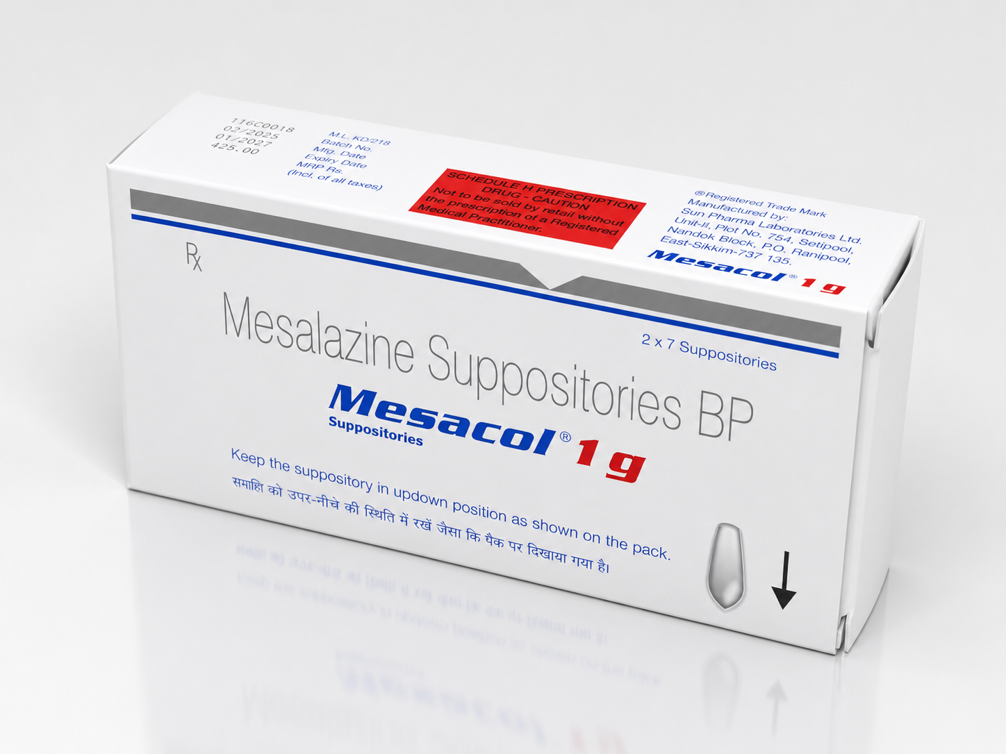 Mesacol® 1 g Suppositories