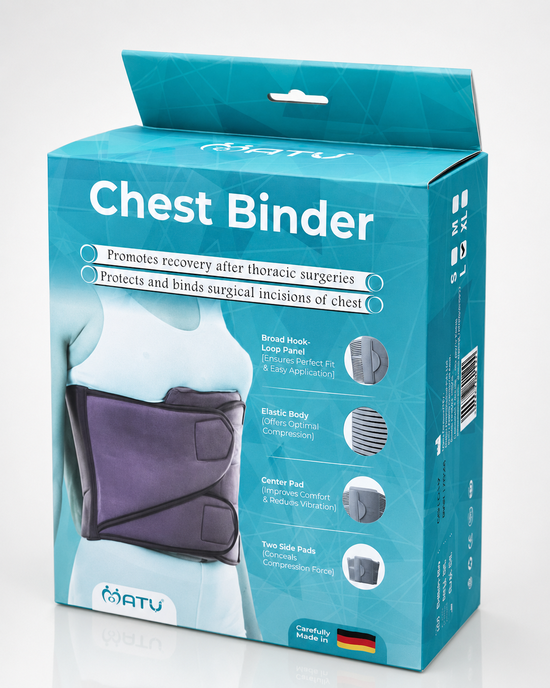 Chest Binder Compression Support Belt