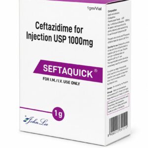 Seftaquick Ceftazidime for Injection USP 1000mg