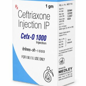 Cefx-O 1000 Ceftriaxone Injection IP 1g