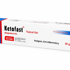 Ketofast Ketoprofen 2.5% Topical Gel 30g